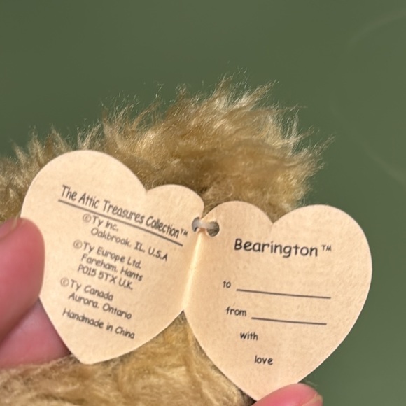 Vintage Ty Collectable “Bearington” - Picture 6 of 6